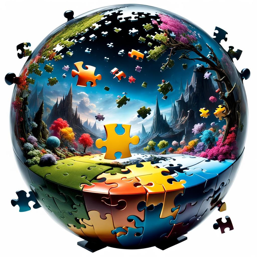 Chaotic Miniature Puzzle World