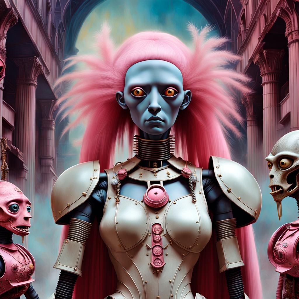 Surreal Sci-Fi Wedding at the Cryptid Vatican