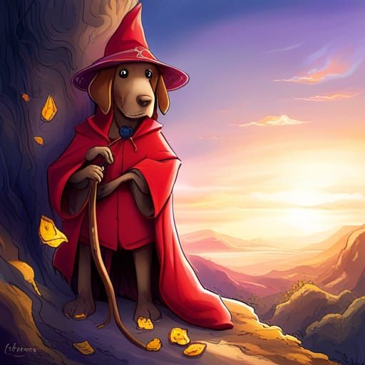 Clifford and George in Anime Style