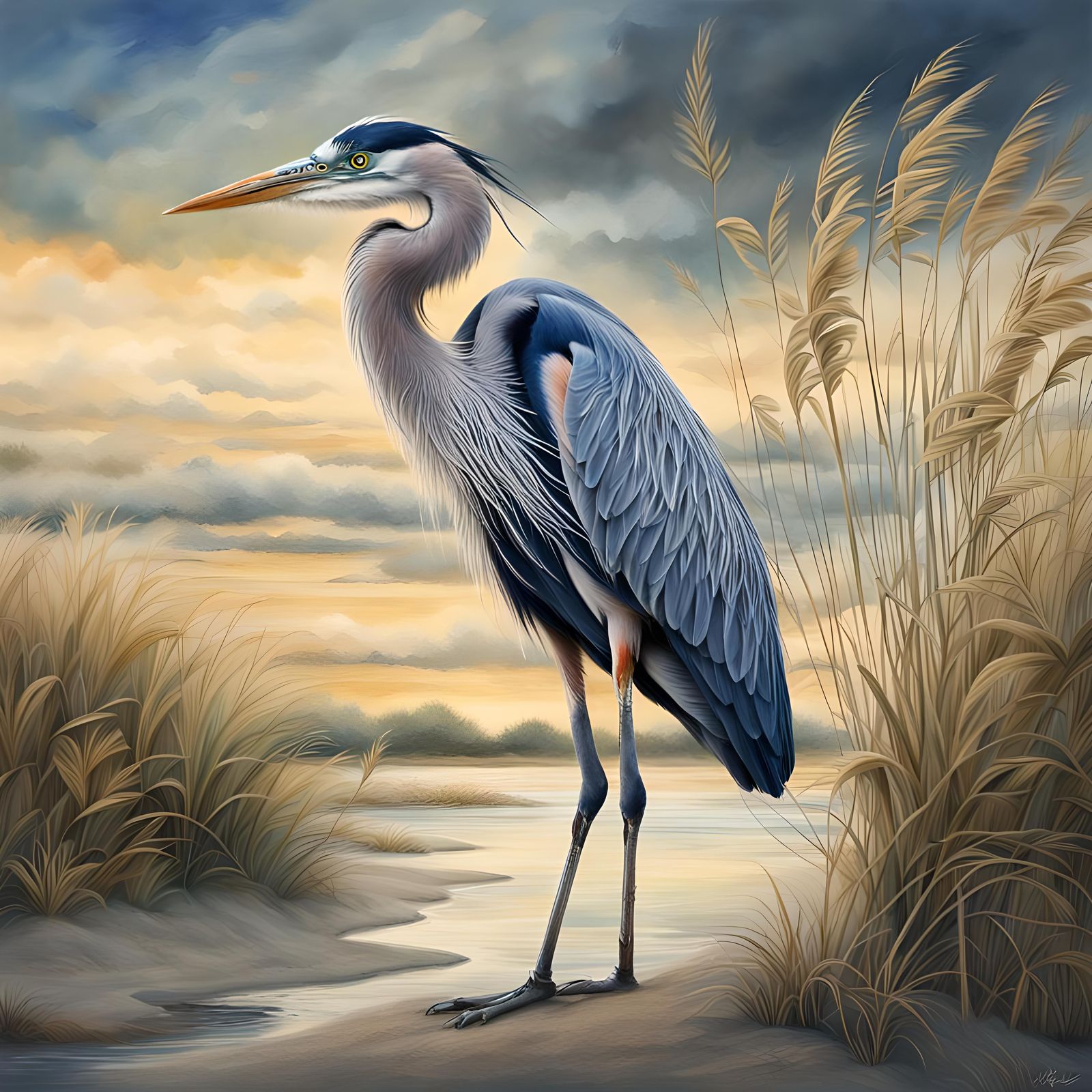 Coastal Great Blue Heron