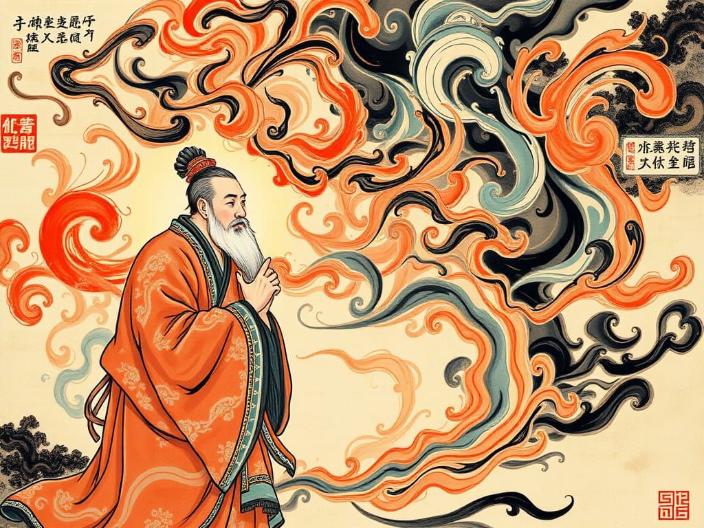 Echoes of Time in Ming Dynasty Ink Style