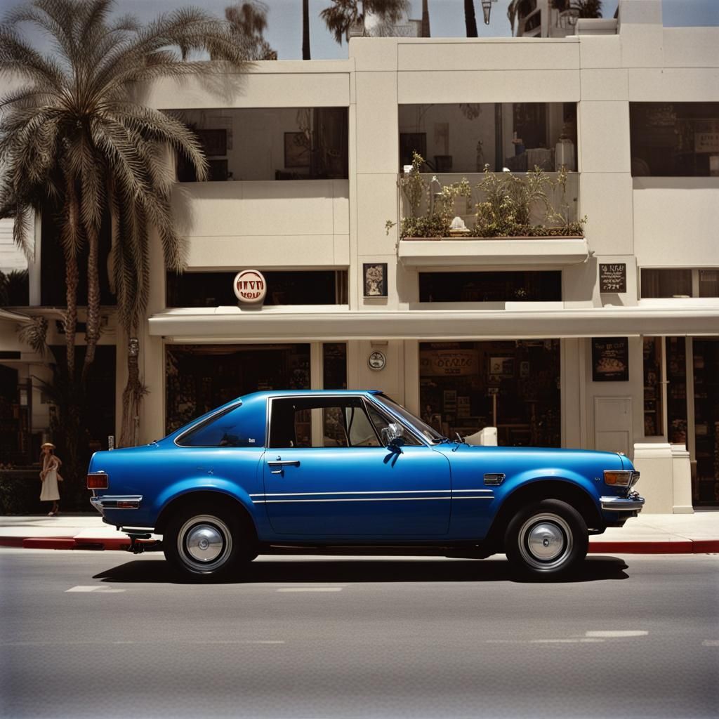 1970s Cars on Rodeo Drive, Los Angeles