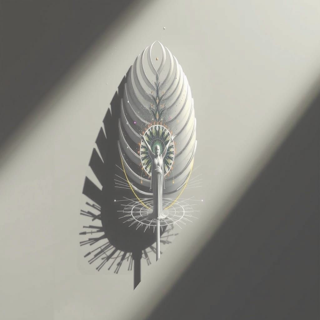 Spiritual Enlightenment Abstract Cosmic Void