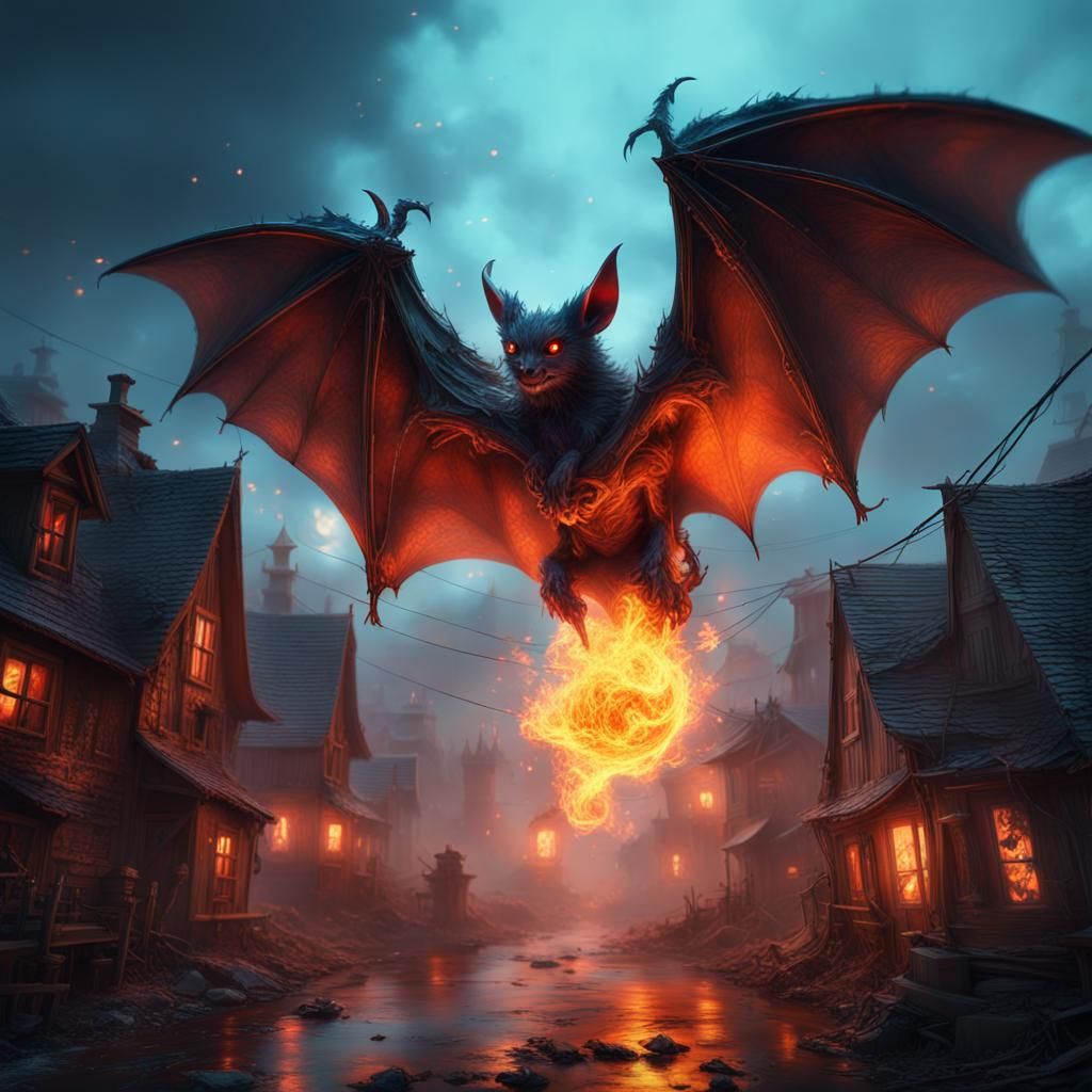 Haunted countryside village