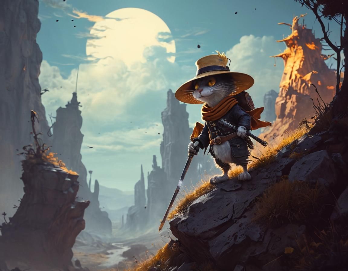 Krazy Kat as Heroic Fantasy Character