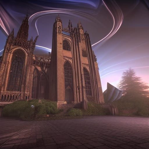 Eldritch Dom in Leather and Latex: Hyperrealistic Digital Ar...