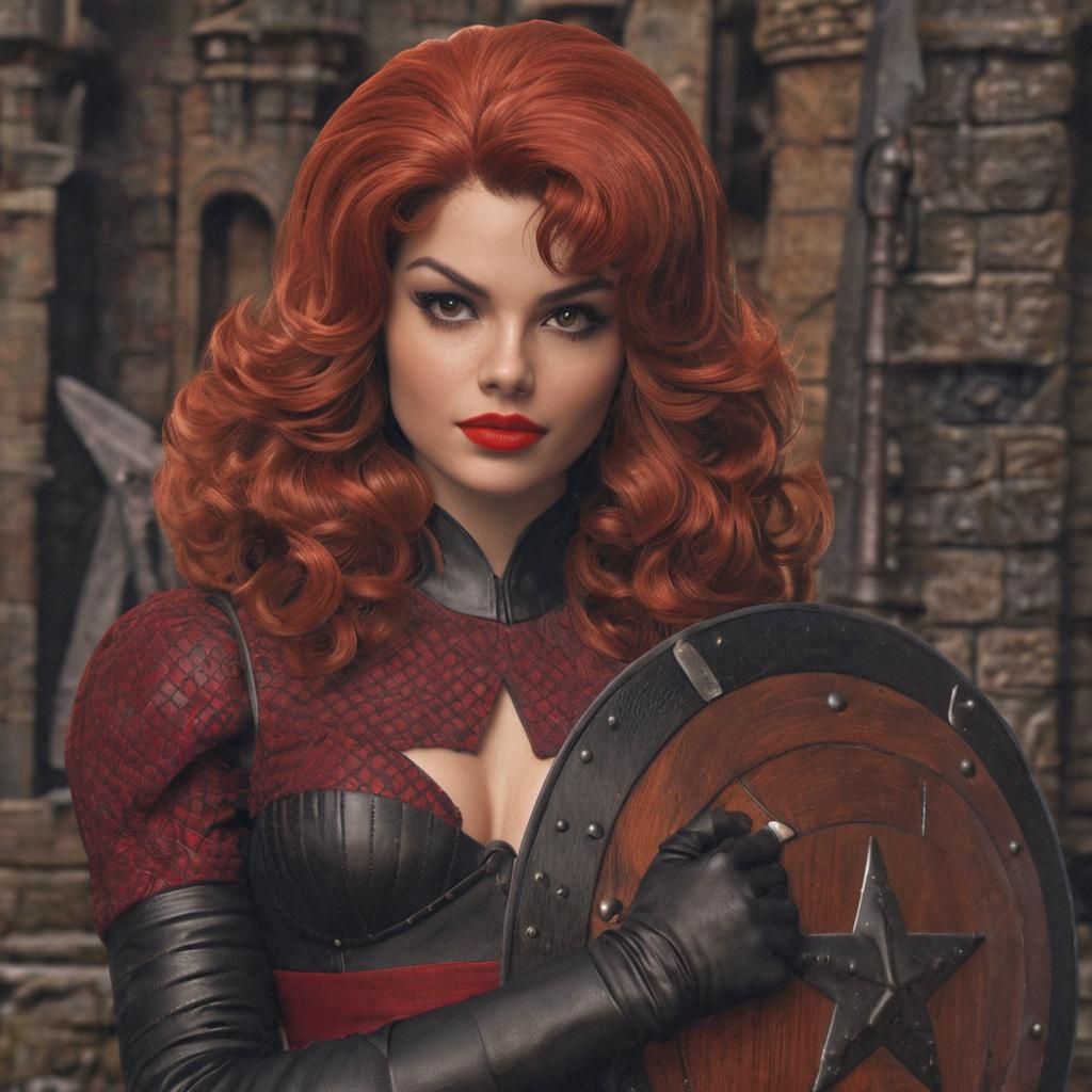 23 year old Female, voluminous thick lustrous auburn 1960’s ...