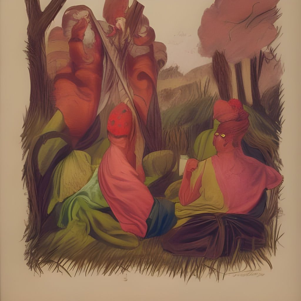 Abstract AI Interpretation of 'They'