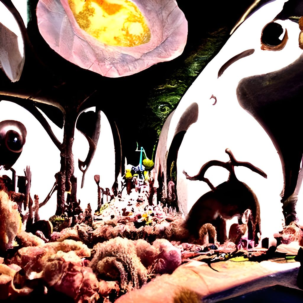 Magical Bunny World: Surrealist Horror Art