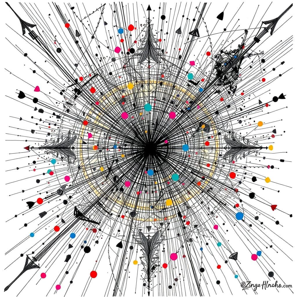 Surrealistic Artwork in Vibrant Psychedelic Colors