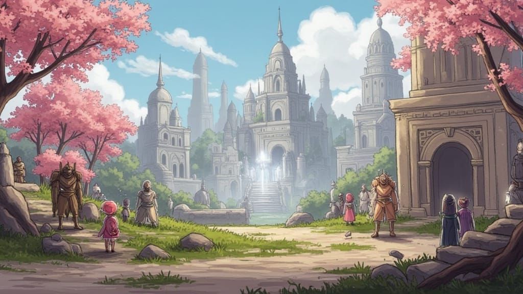 AI Generated Whimsical Sprite Art