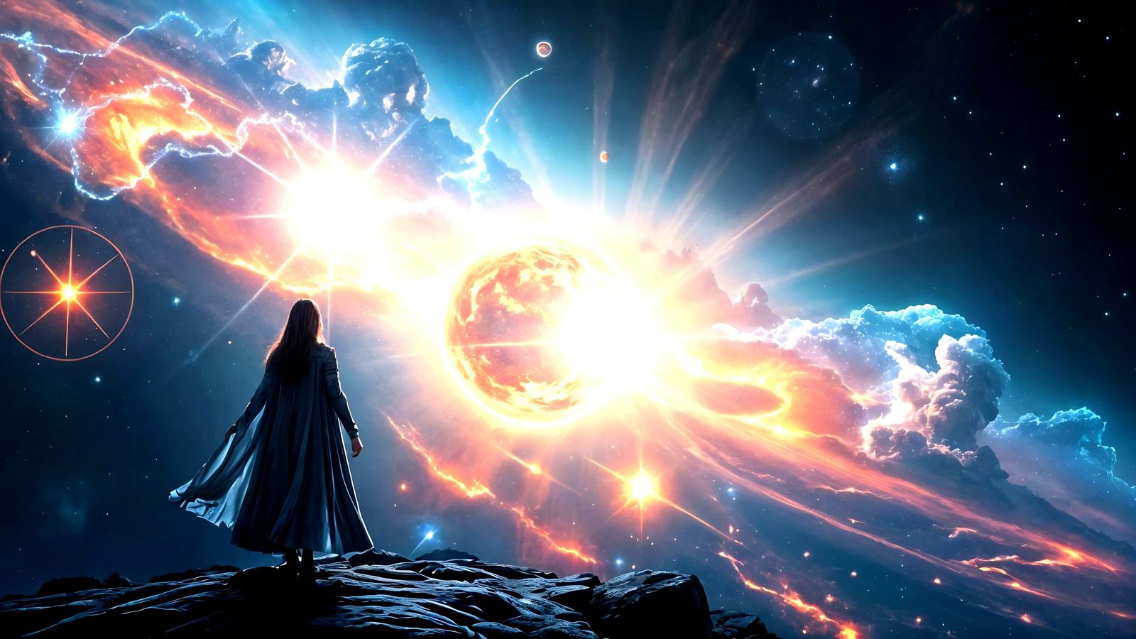 A Star Emerges in Celestial Splendor