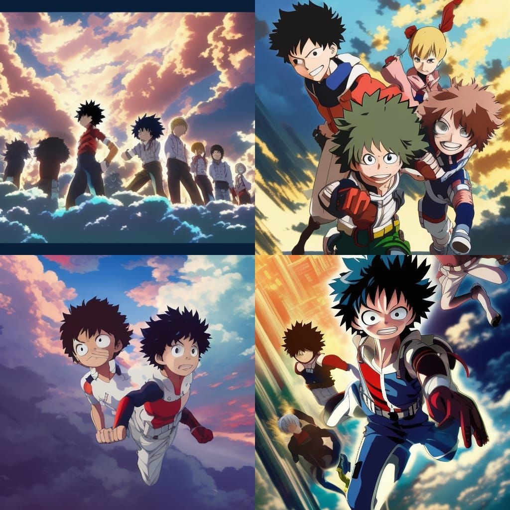 My Hero Academia in Ghibli Anime Style