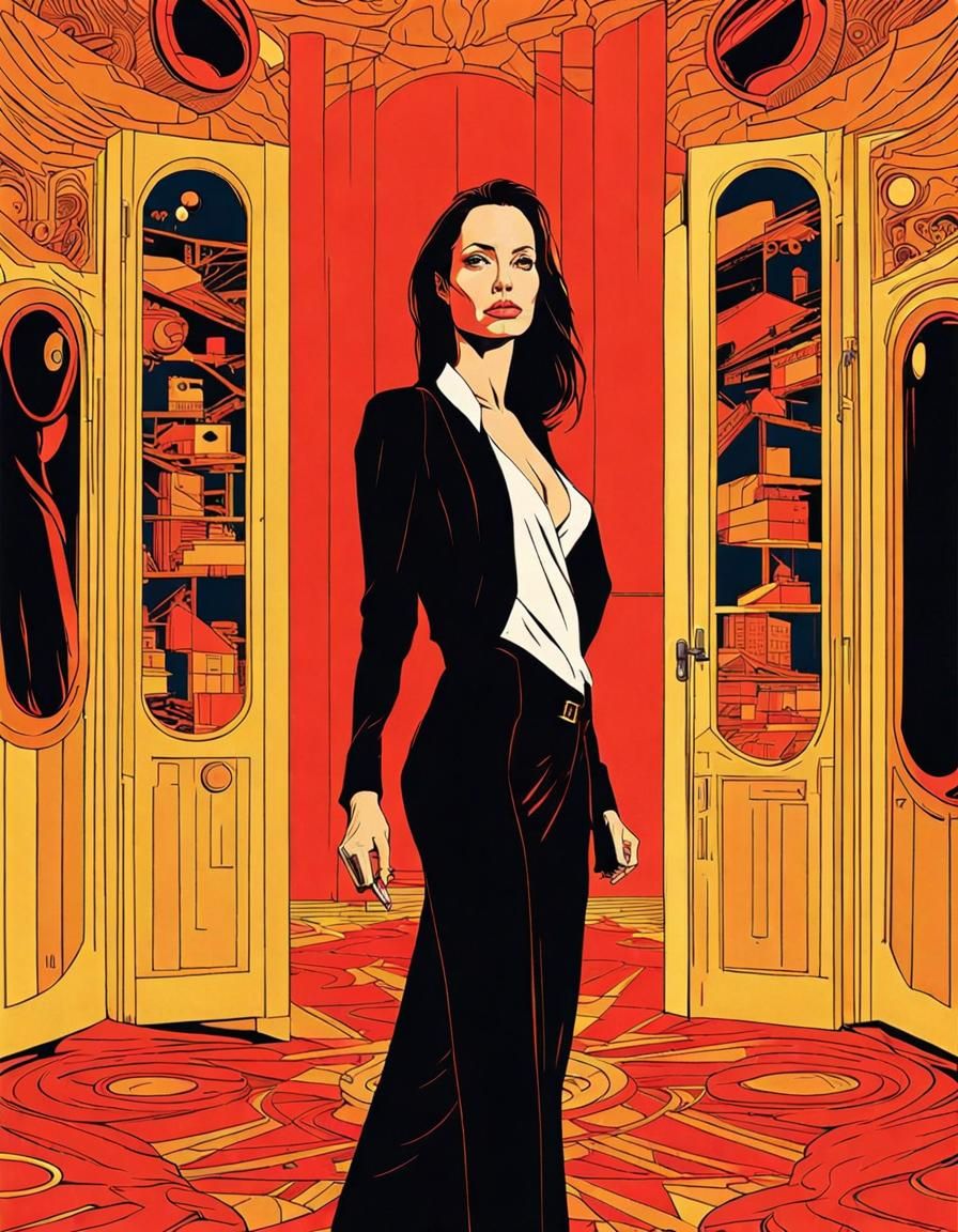 Futuristic Portrait Inspired by Kilian Eng