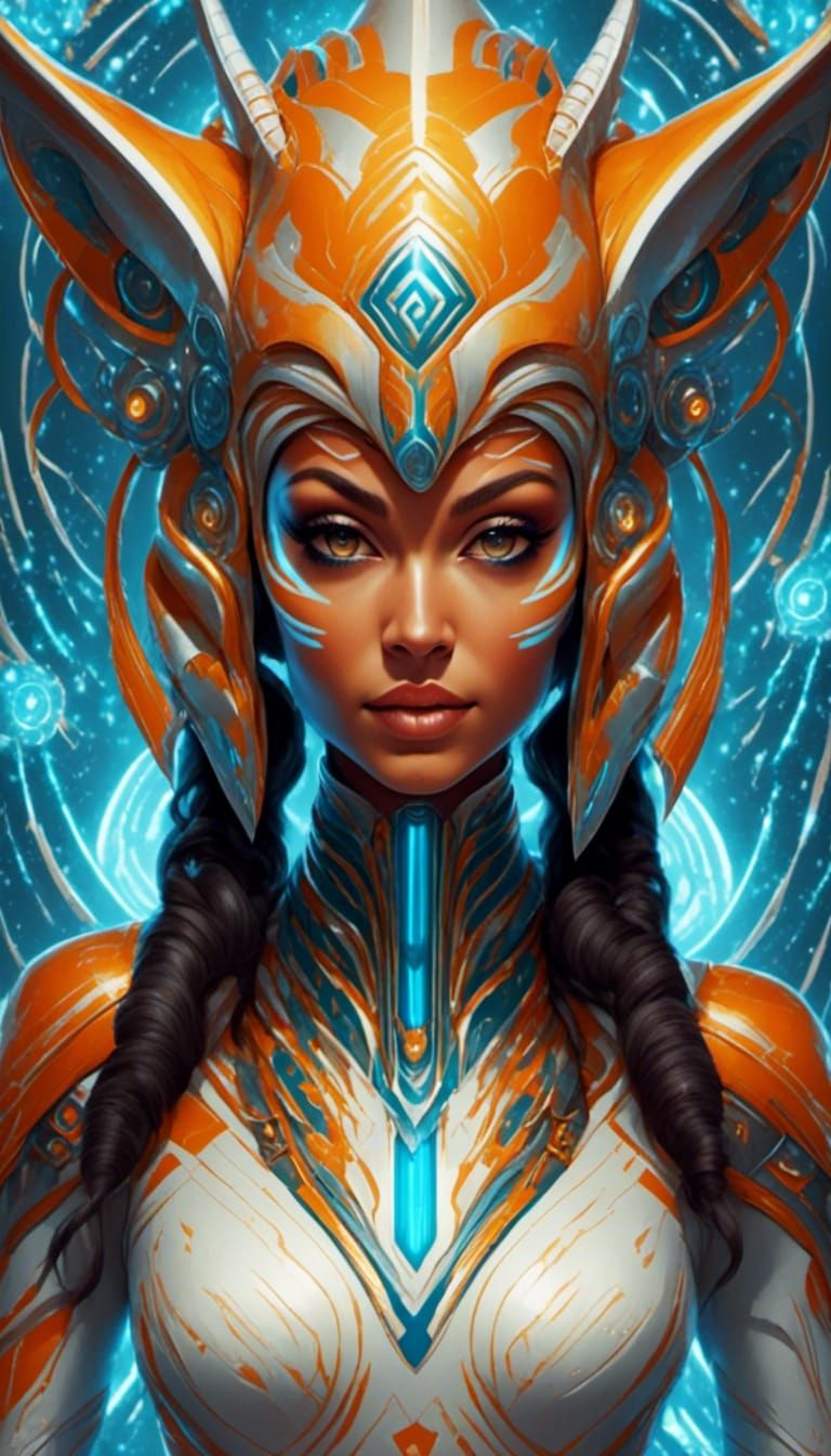 Goddess Ahsoka in Cosmic Astral Style