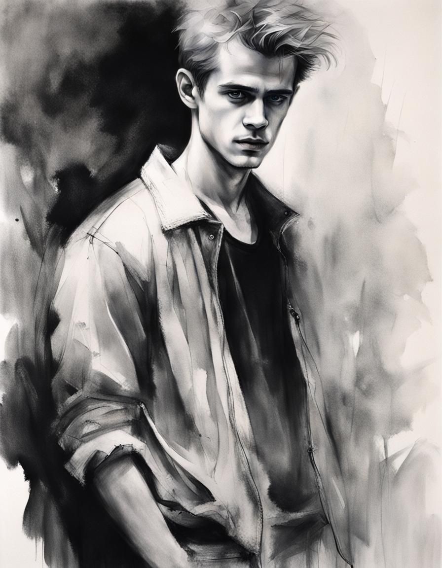 Portrait in Stephen Gammell's Dark Surreal Style