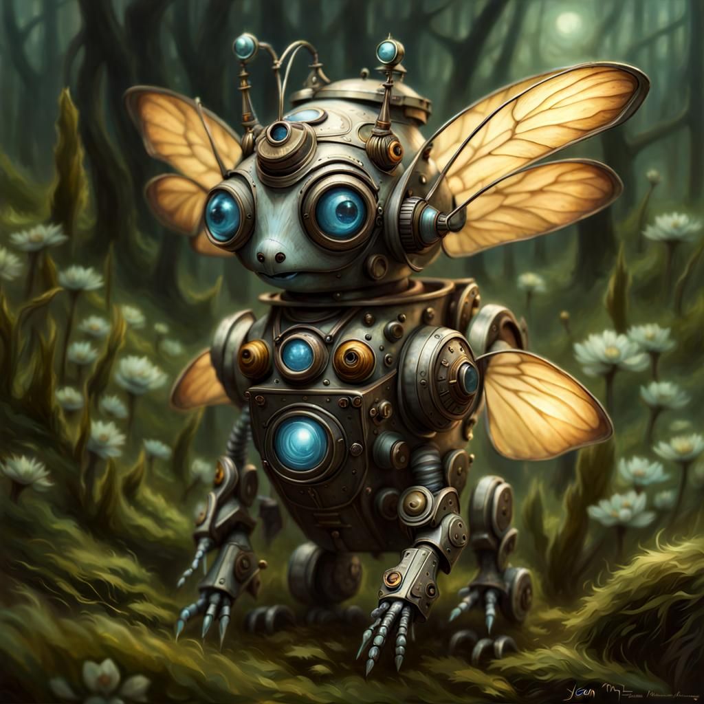 Whimsical Robot Fae