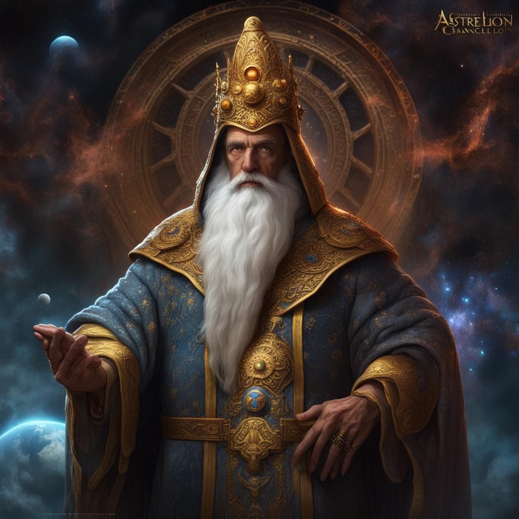 High Chancellor Astrelion: Detailed Fantasy Concept Art