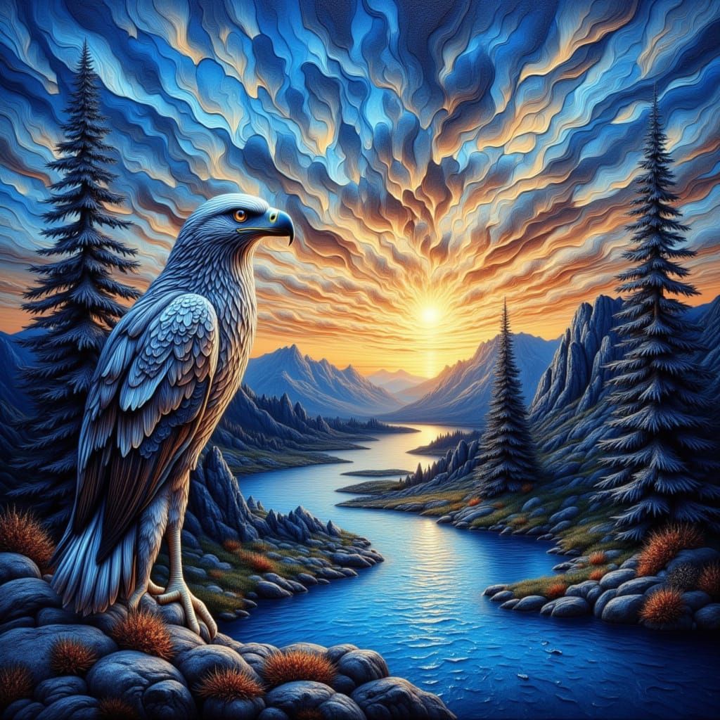 The Eagle of Azure River