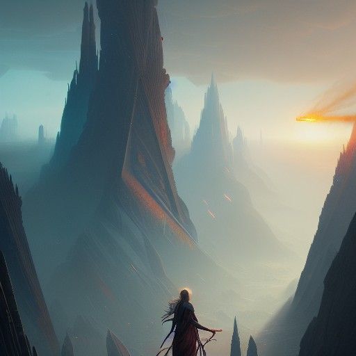 Ethereal Sci-Fi Fantasy Concept Art in 8K