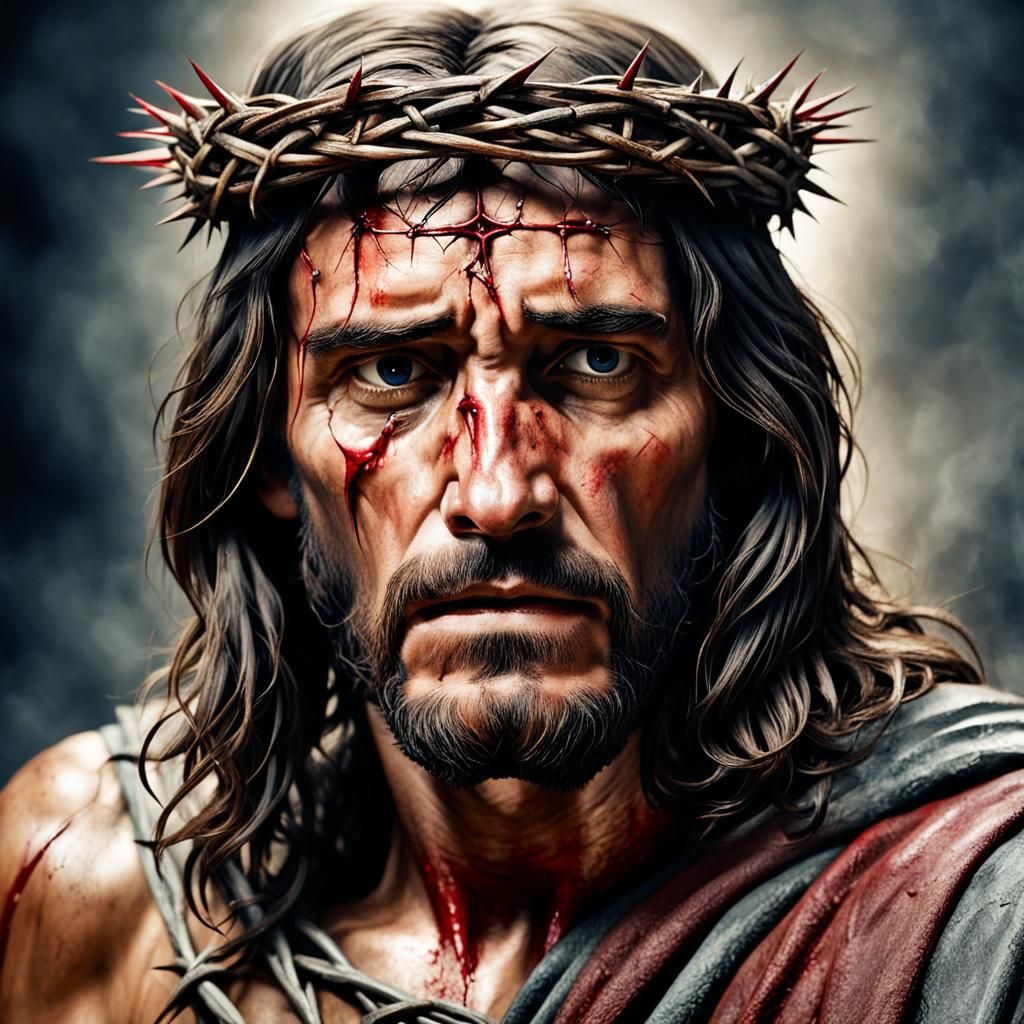 Jesus Christ Crowned with Thorns: A Portrait