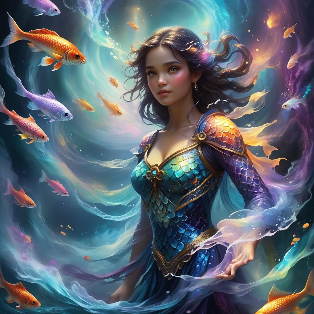 Mystical Being in Ethereal Fantasy Art