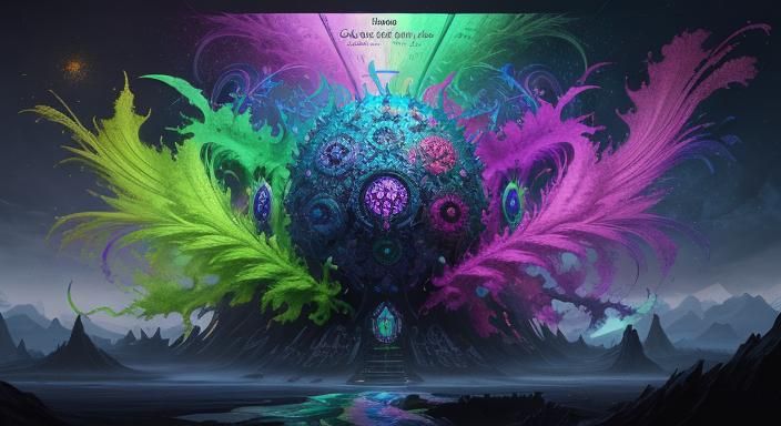 Vivid Abstract Chaos: A Rainbow Conundrum