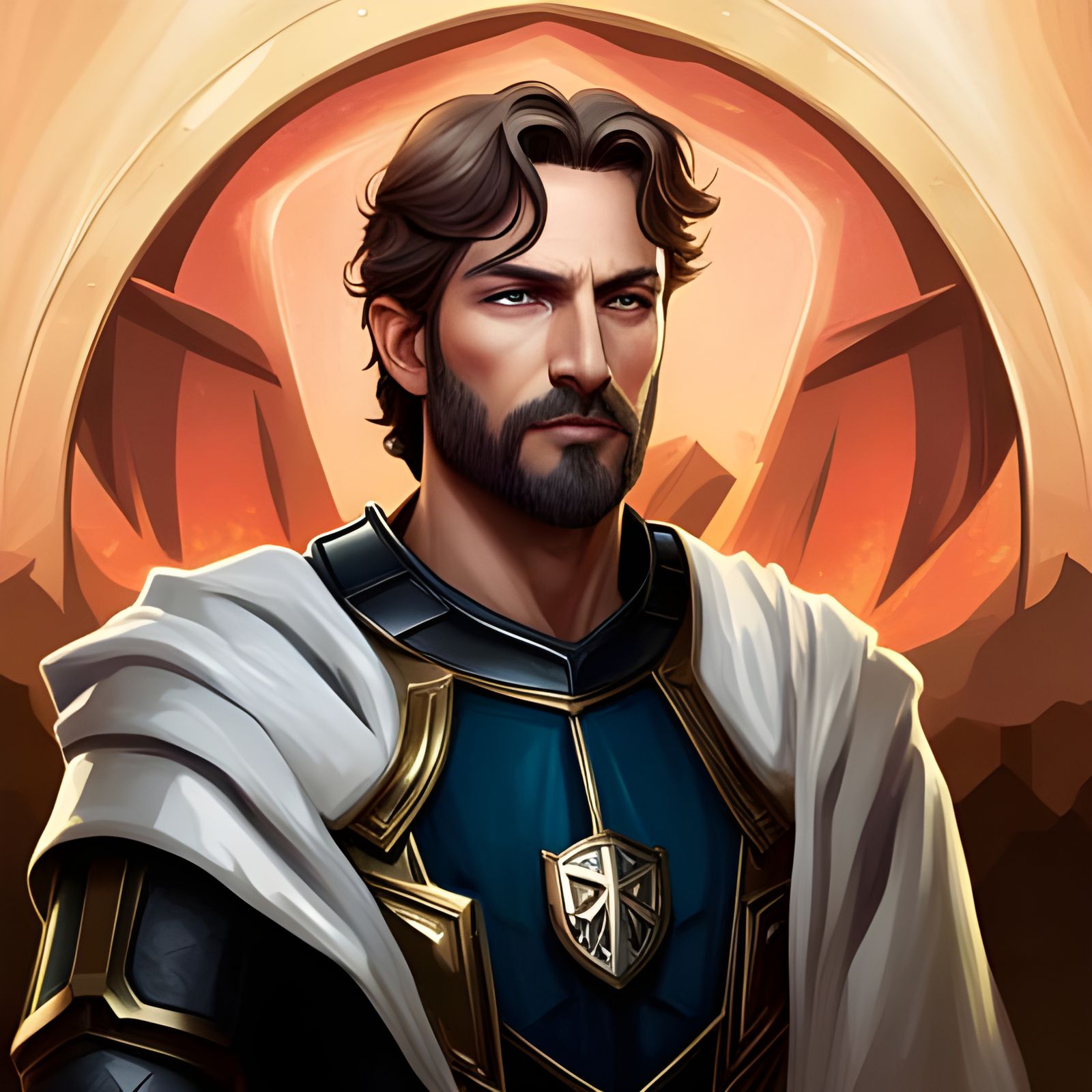 Hyperdetailed Knight Templar Portrait in Dynamic Lighting