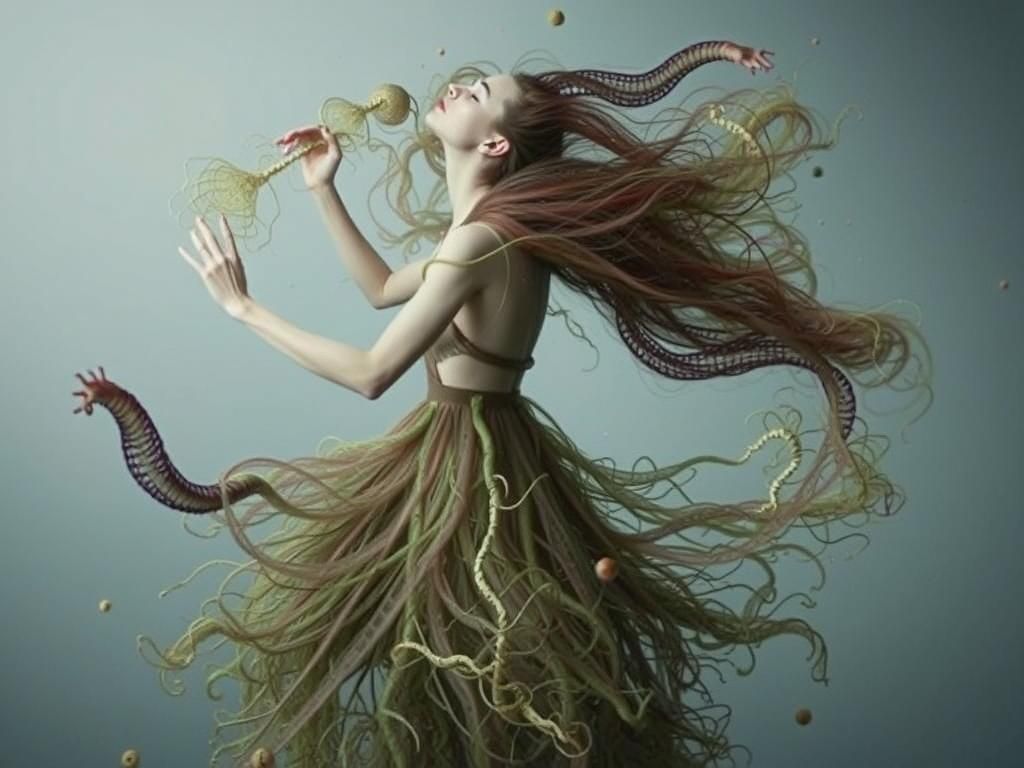 Woman Explodes in Mycelium Network: Forest Exposure