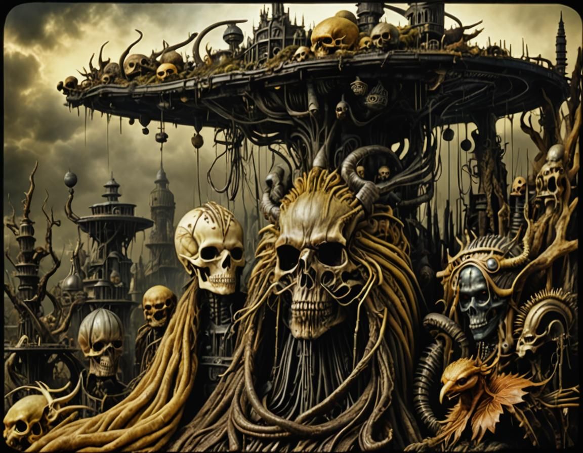 Apocalyptic Wonderland: Art Nouveau Fantasy by Giger