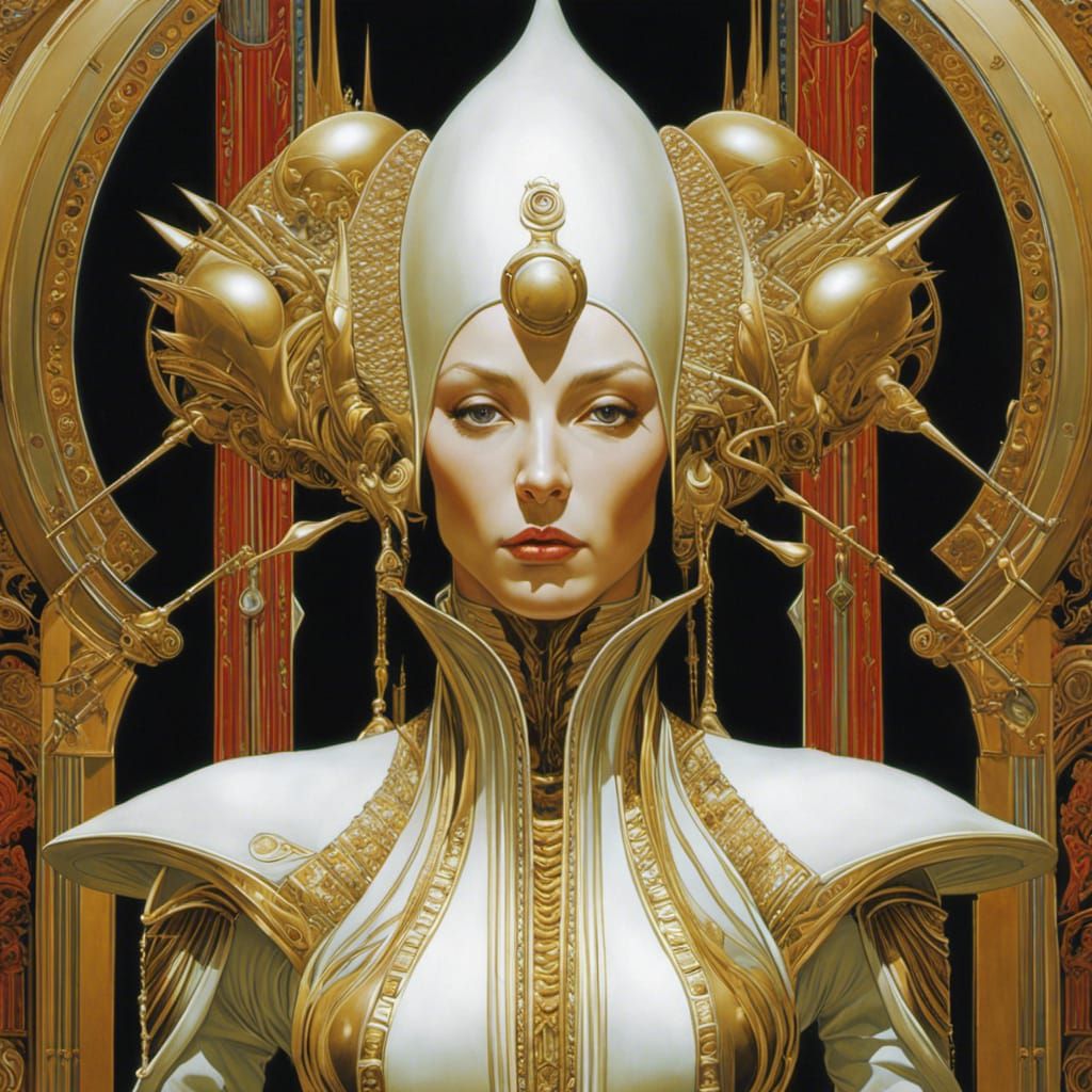 Alien Hybrid Portrait in Photorealistic Style