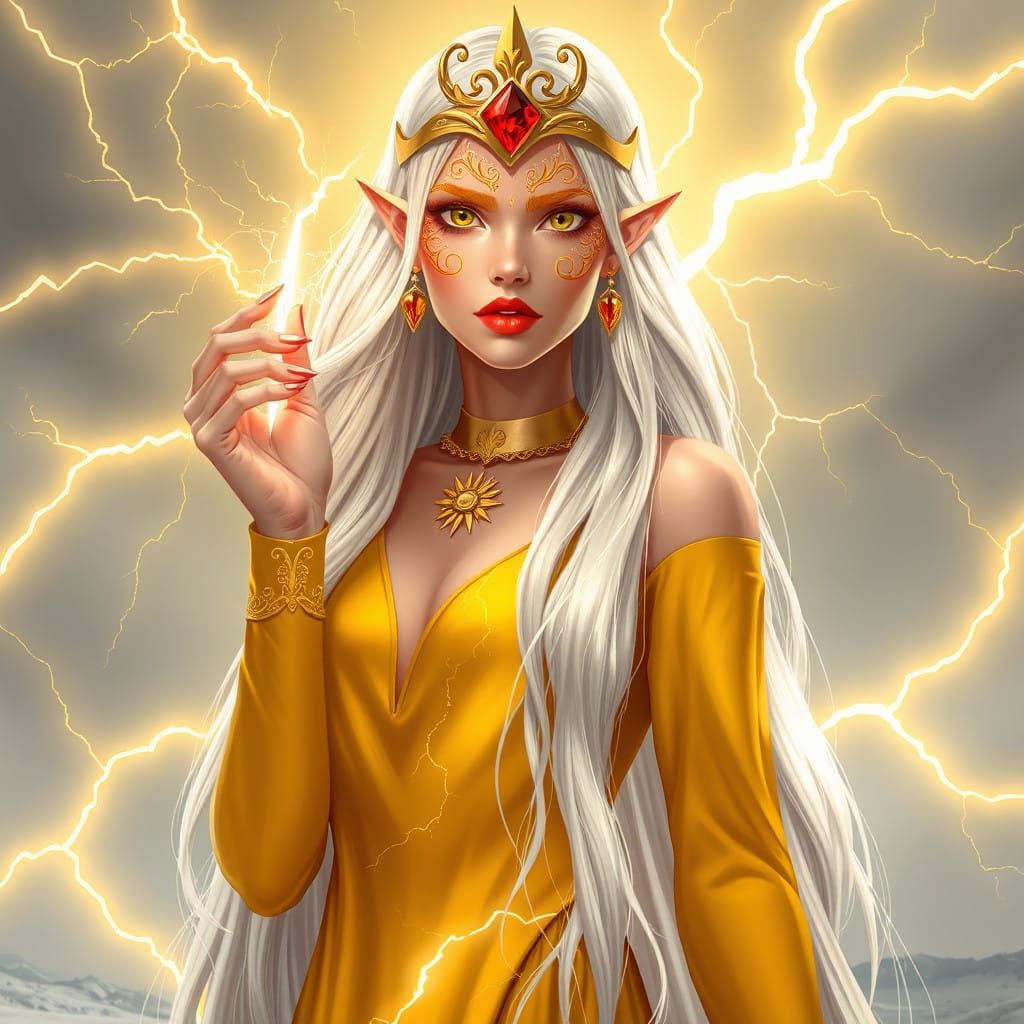 Electric Goddess Channels Stormy Fury