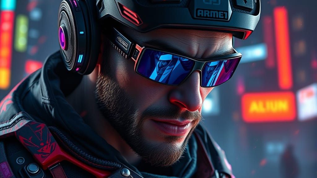 Cyberpunked Visionary of Tomorrow