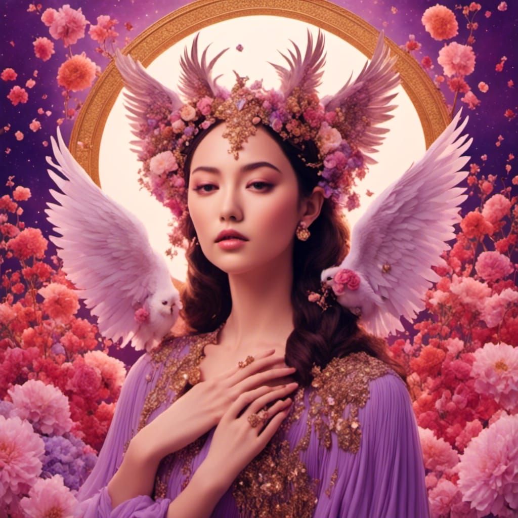 Owl Silhouette Against Night Sky