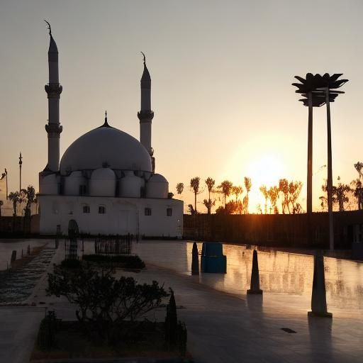 AI Generated Image of a Mosque