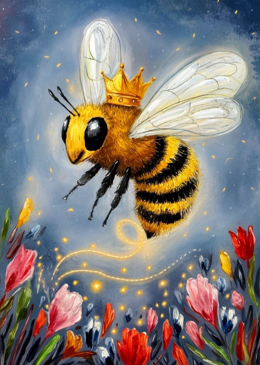 The bee 🐝 queen 👑
