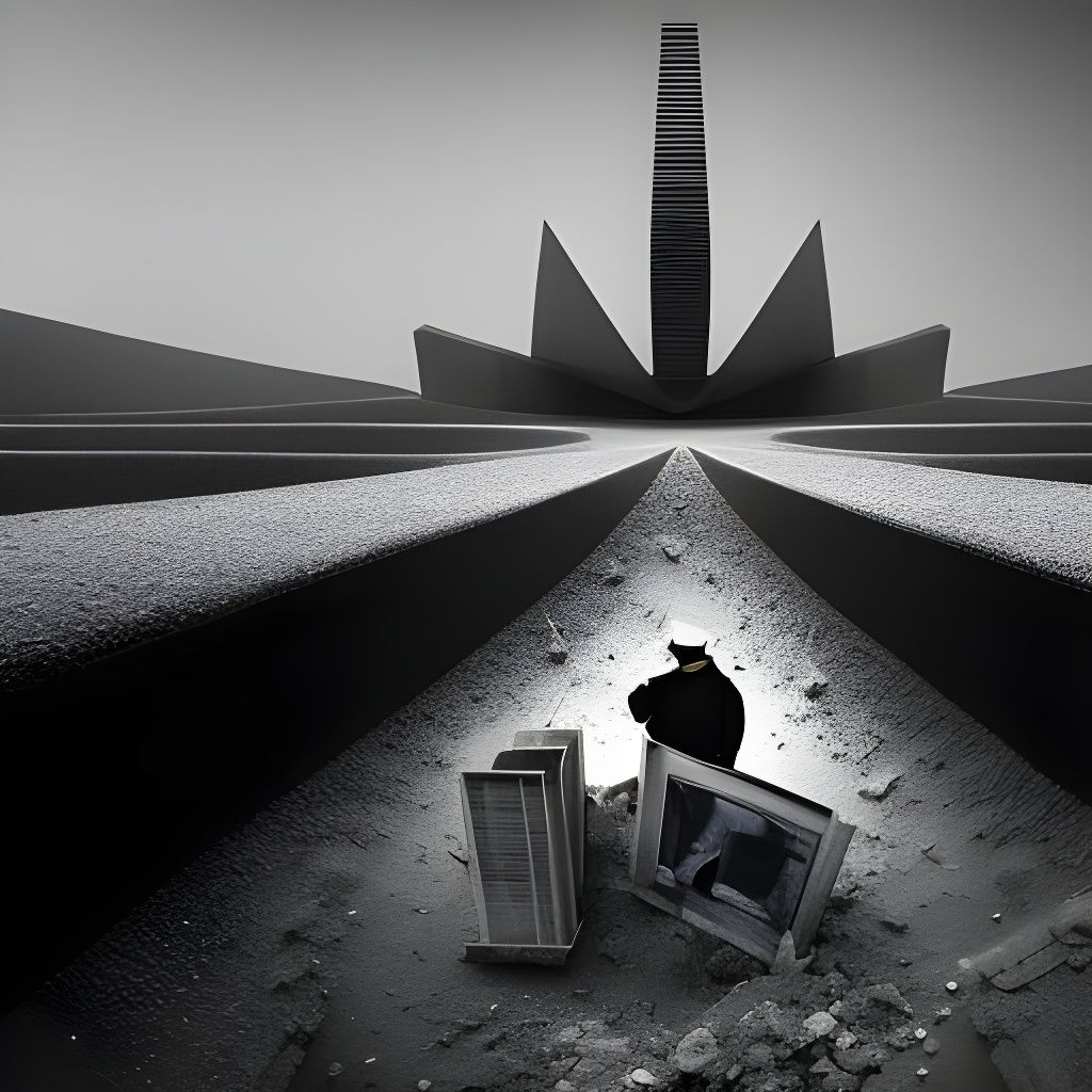 Dada Destruction: A Surreal Silver Nitrate Photograph