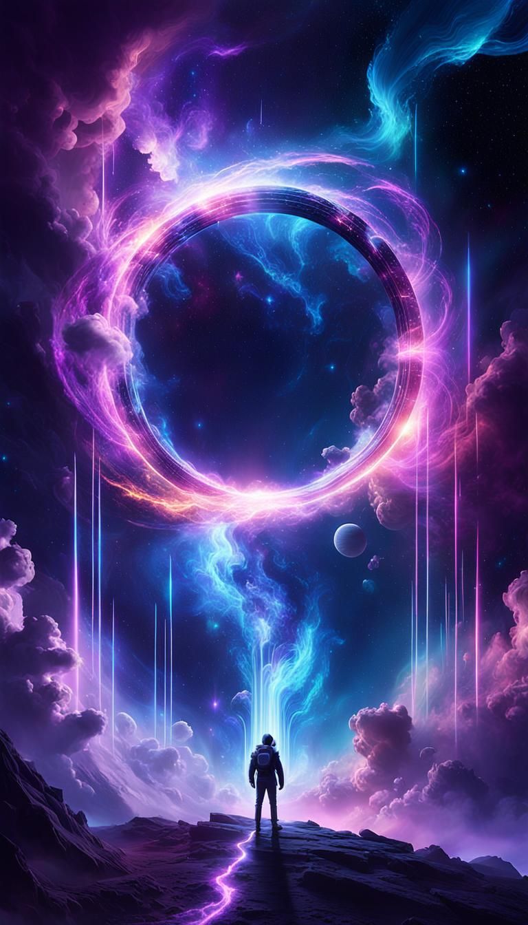 Ethereal Portal Reveals the Answer in Deep Space