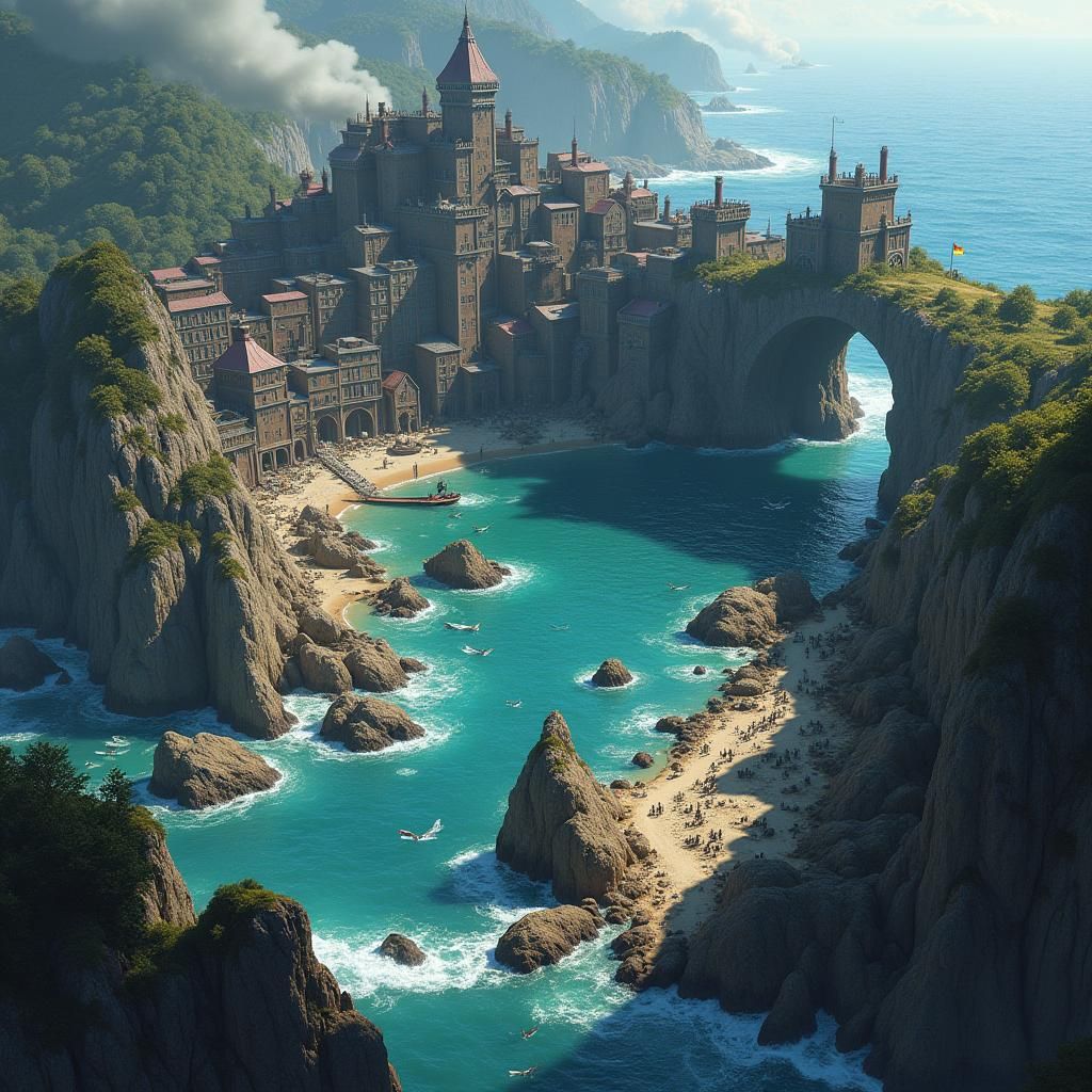 Skull Port and the Maw of Shadow: A Bird's-Eye View