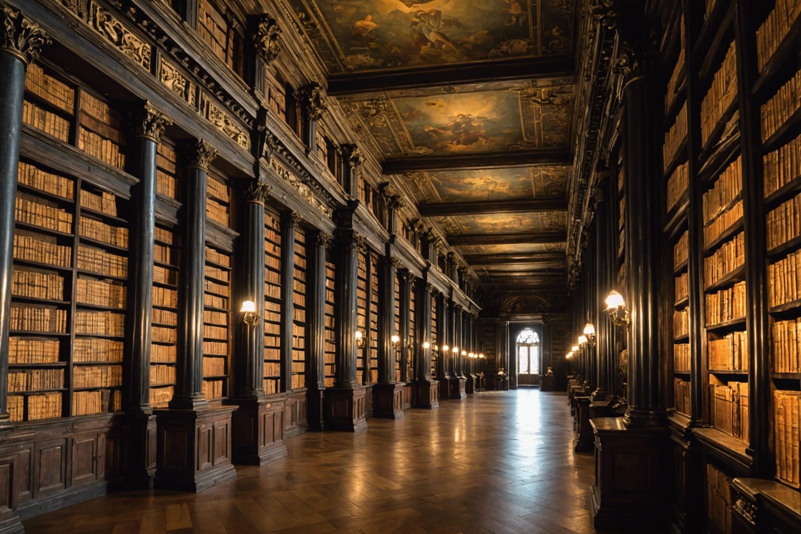 Mystical Library of Ancient Knowledge