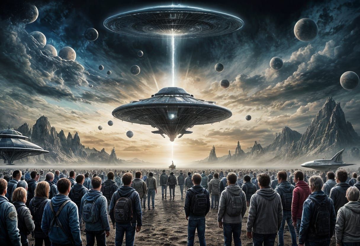 Aliens Arriving in Acid Wash Style