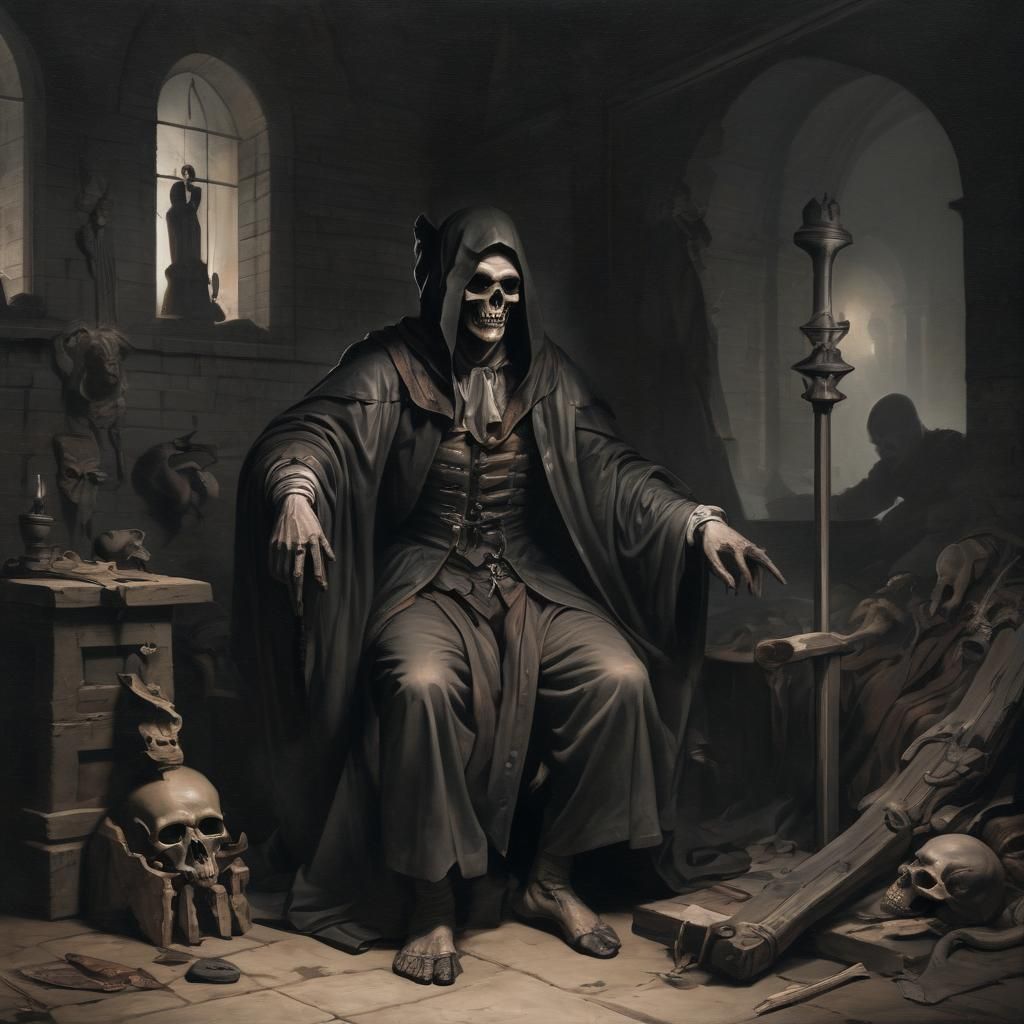 Grimdark Portrait in Baroque Style