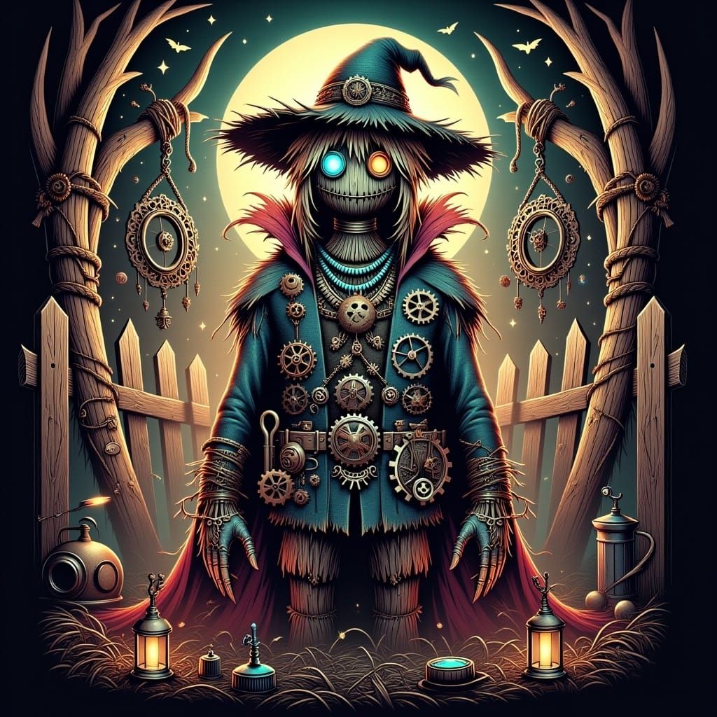 Steampunk Dracula in Industrial Style