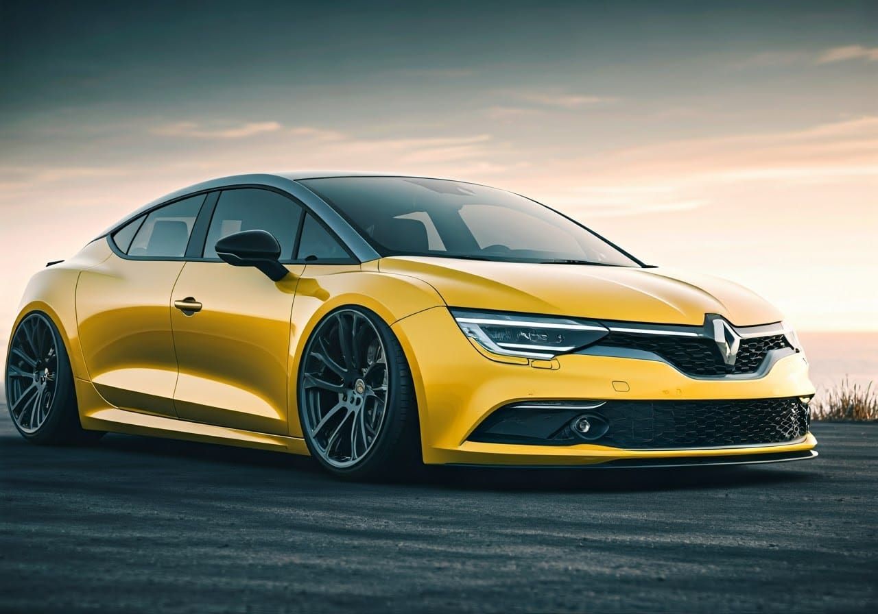 Renault Avantime: Hyper-Realistic Automotive Art