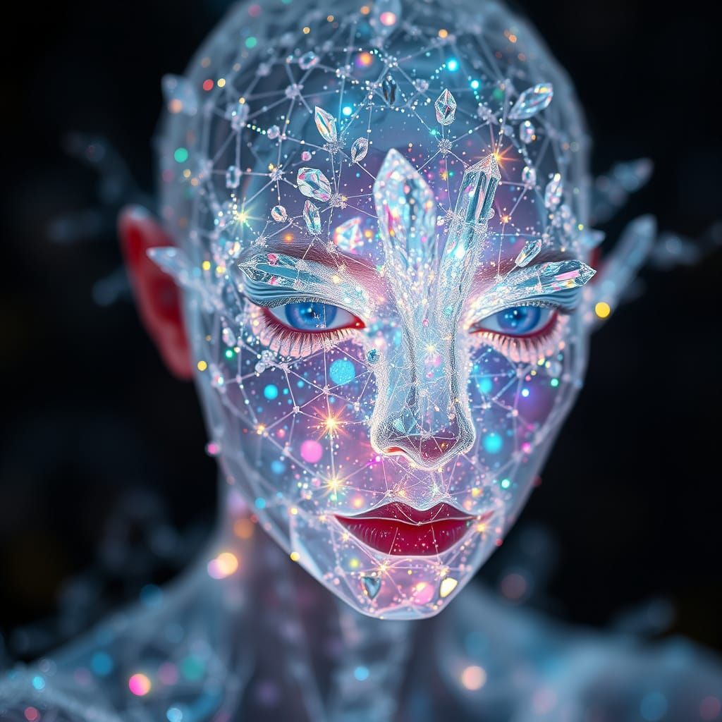 Cosmic Being Radiates Ethereal Luminescence