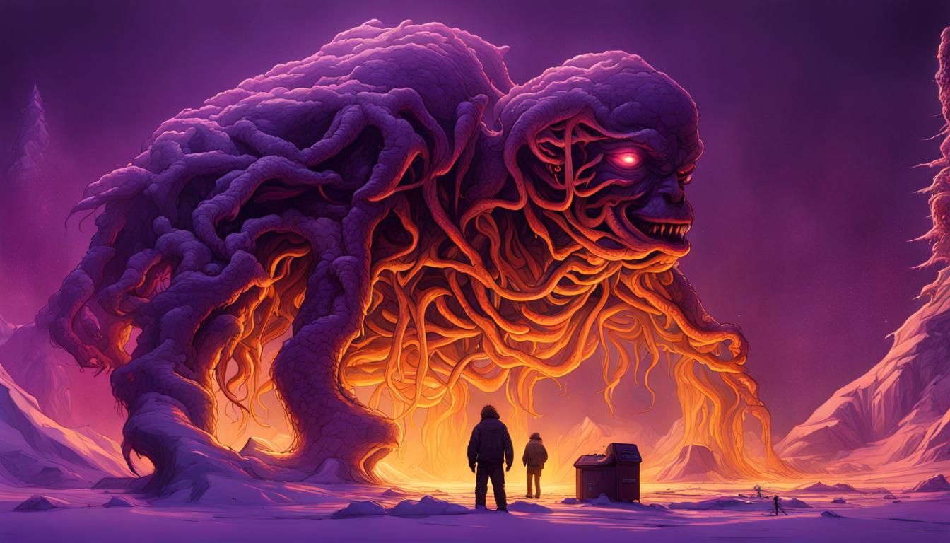 Dark Fantasy Horror Concept Art in 8k