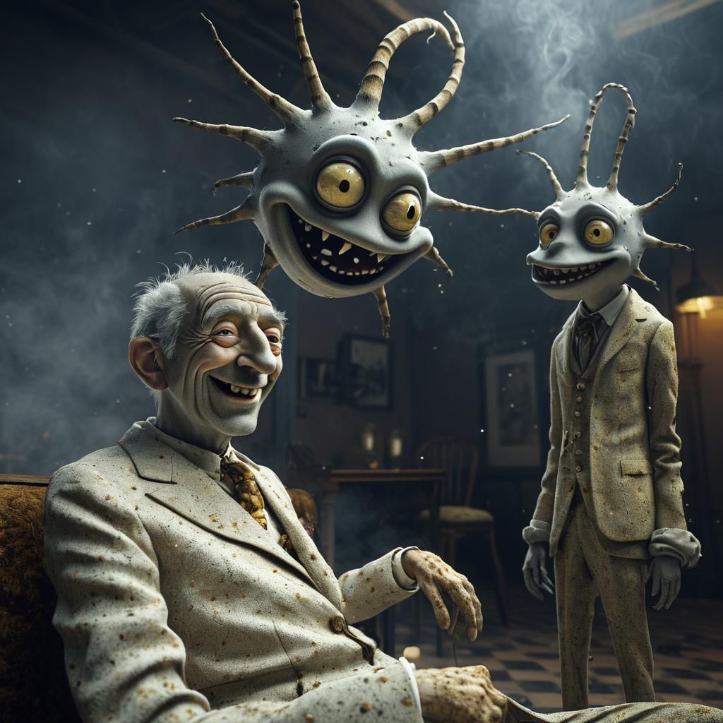 Extravagant Alien Characters in Surreal Photorealistic Art