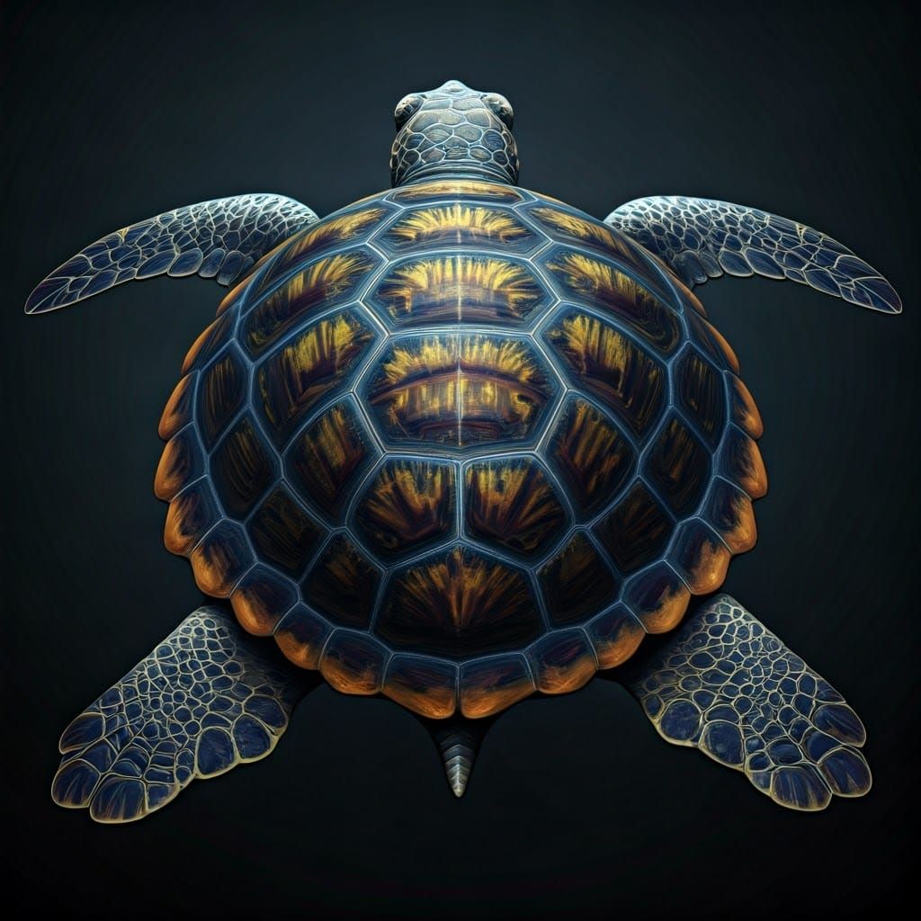 Australian Turtle with Infinite Photosynthetic Network