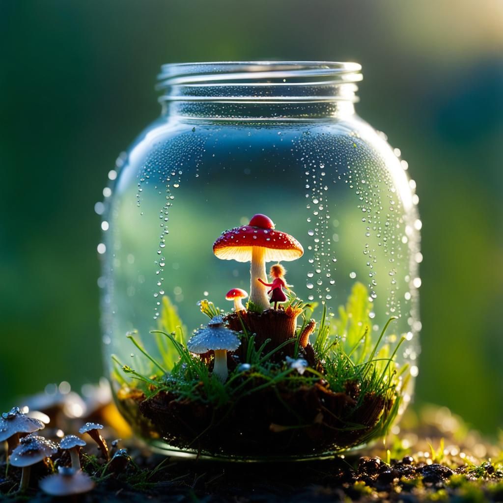 Fairy in a Jar: Macro Photography