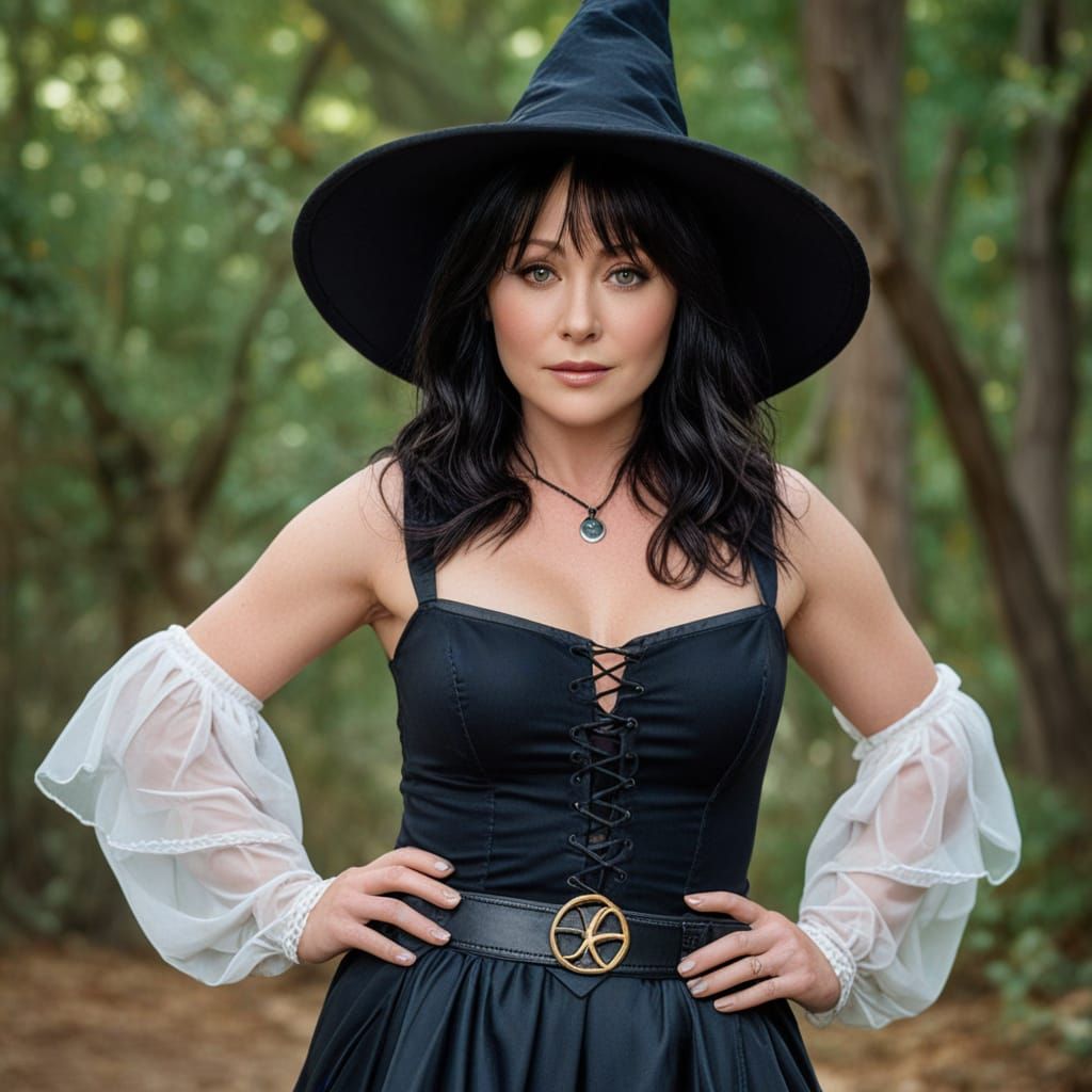 Charmed TV Series Witch Shannen Doherty in HDR 8K